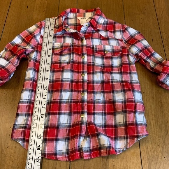 Forever 21 Little/Big Girl’s Flannel Shirt (5-6T) - Picture 5 of 8